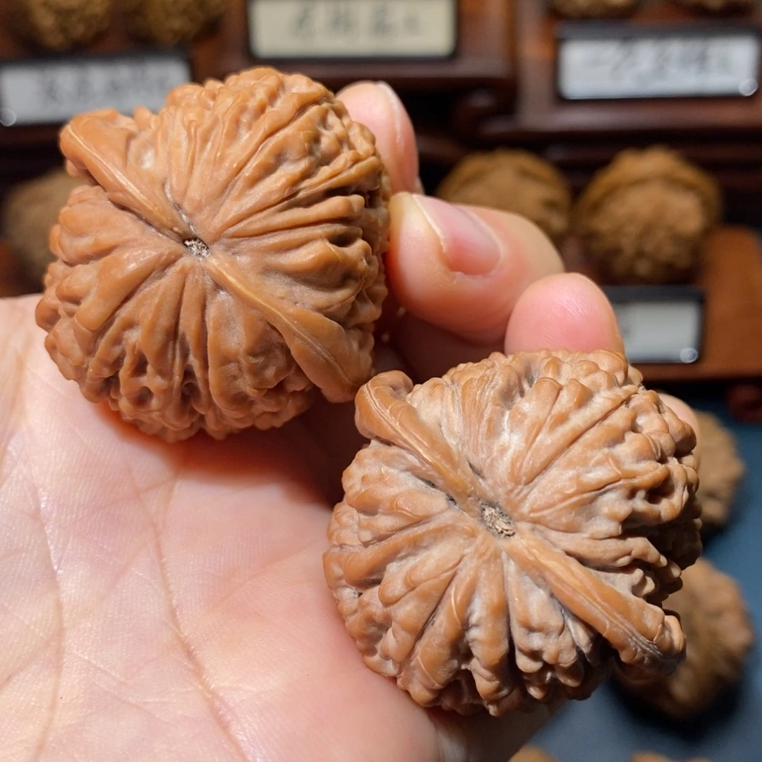 吊坠文玩核桃莲花全品41+