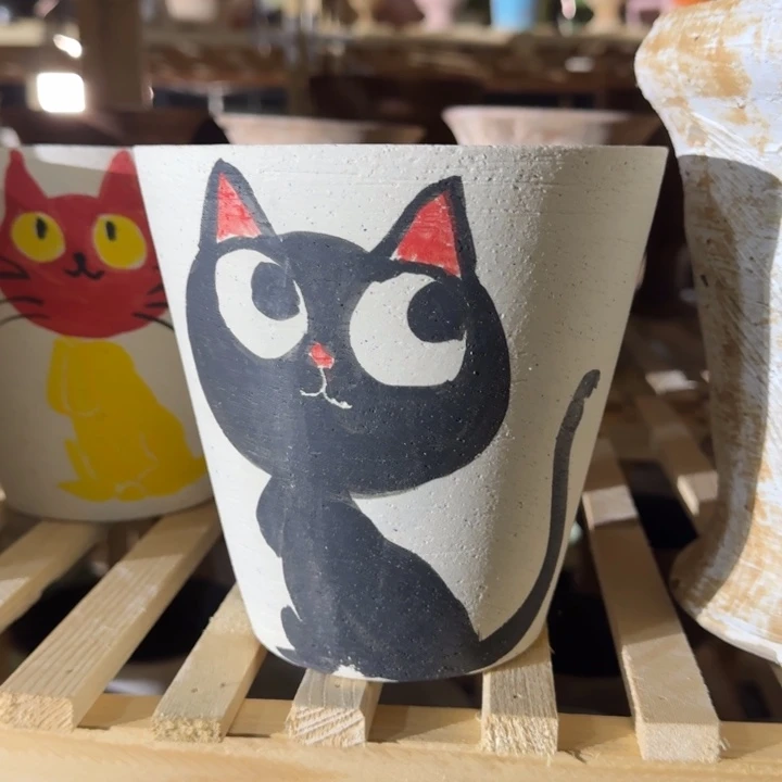 景德镇桌面陶瓷花盆