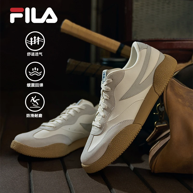 Fila/斐乐2025春新款情侣户外运动休闲复古企鹅综训鞋F12M512207F