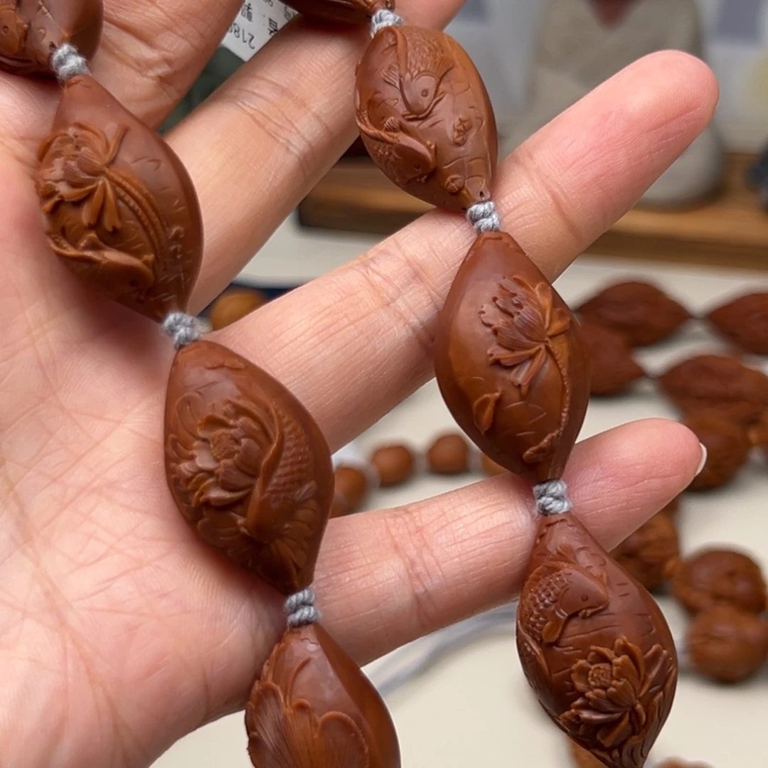 手串/手链橄榄核年年有鱼1.8