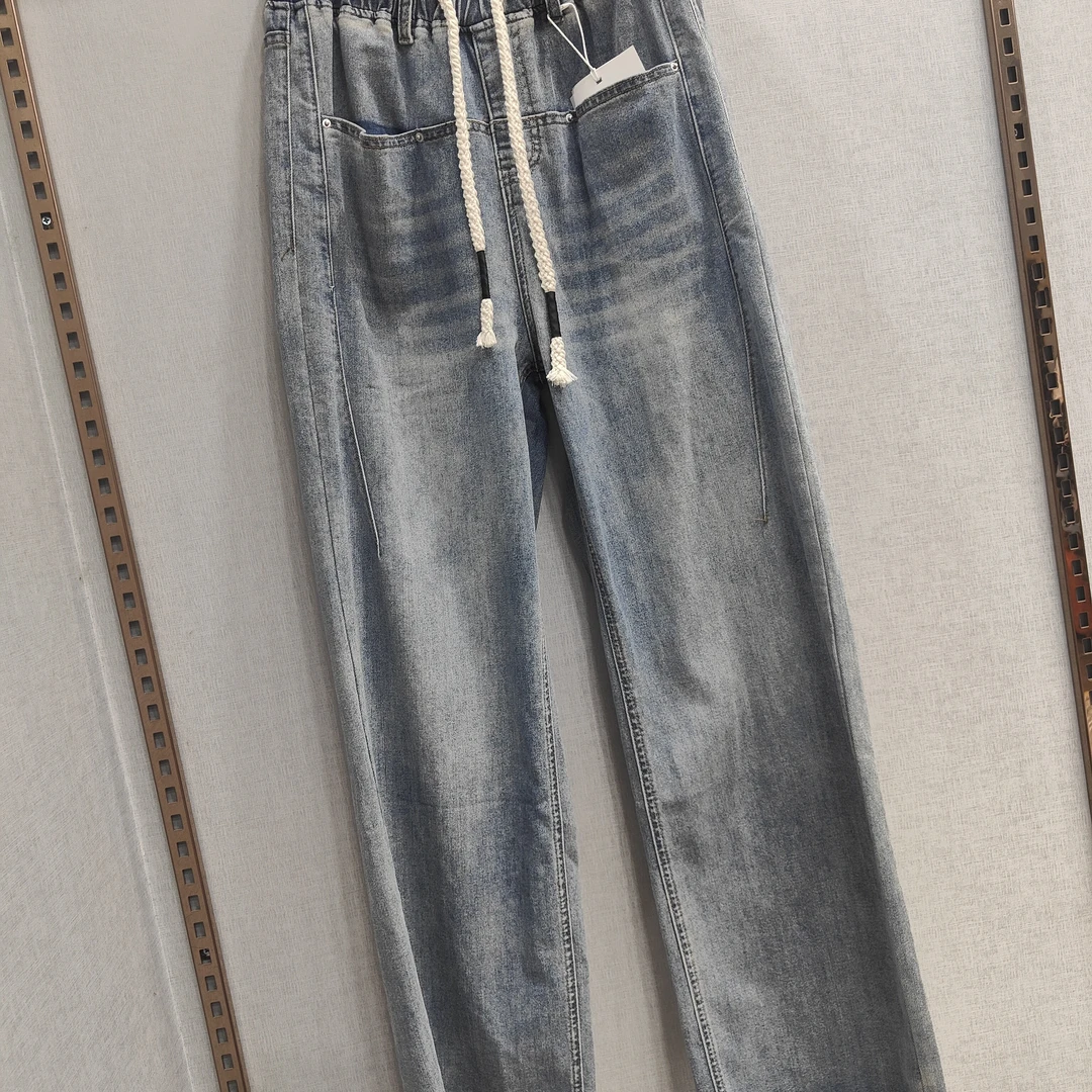 【萍姐精选】7787大码直筒舒适牛仔裤