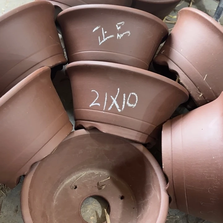 紫砂花盆100-8。 21-10。