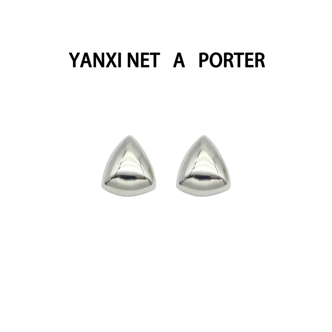 铜合金耳饰 【2.26严选新品】ins风简约时尚三角形耳环
