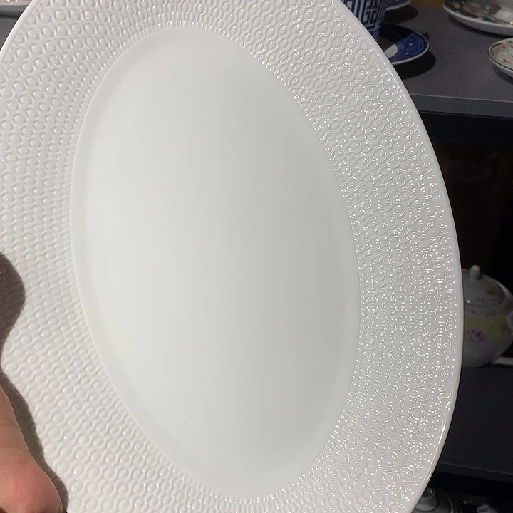瓷片鱼盘鱼盘一个