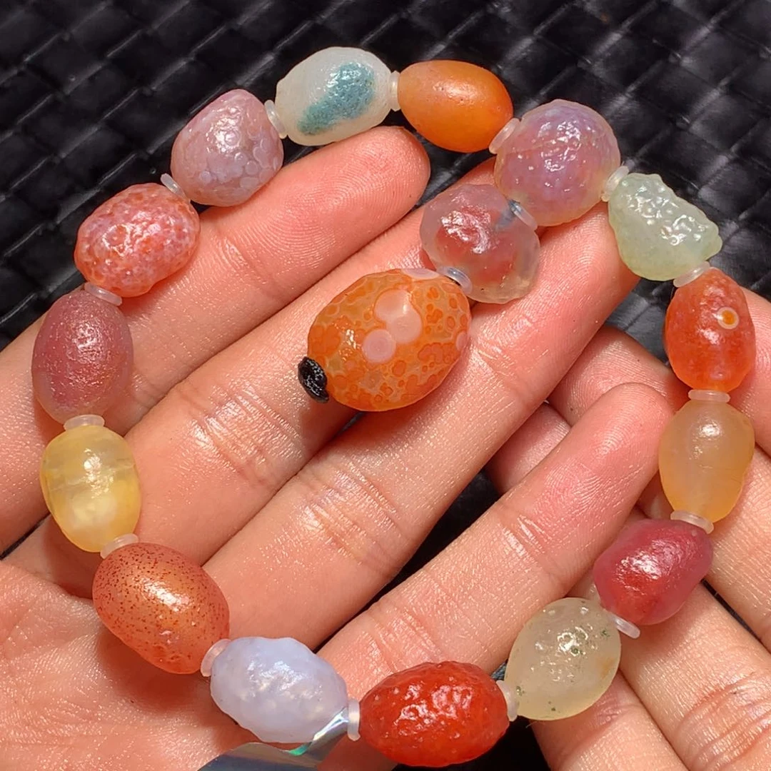 未镶嵌玛瑙/玉髓珠宝半成品