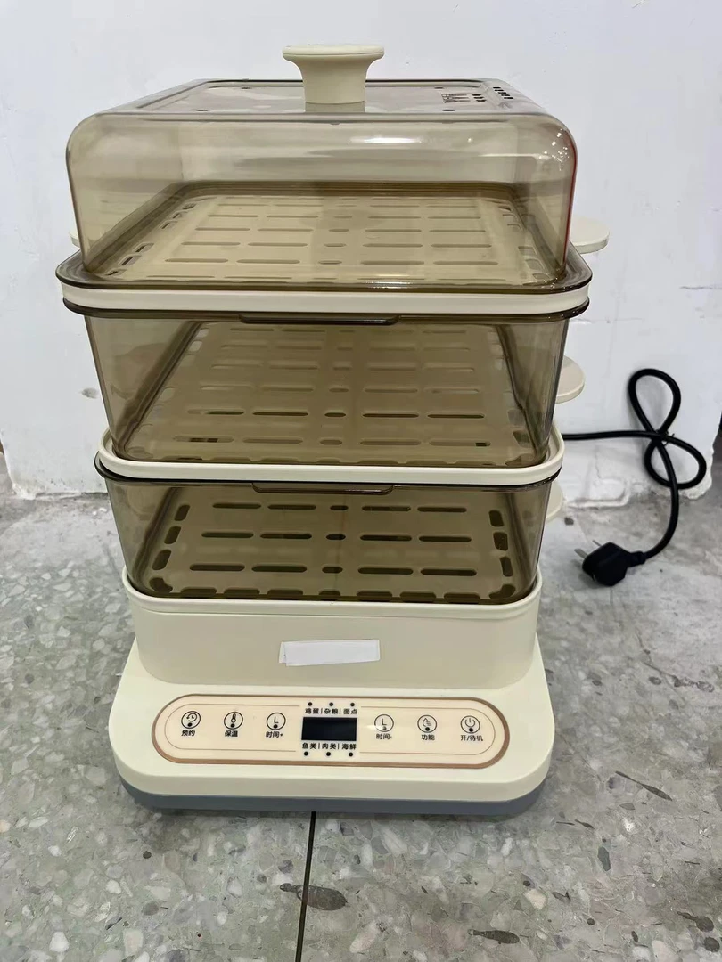 电蒸锅多功能家用三层不锈钢蒸箱大容量2024新款