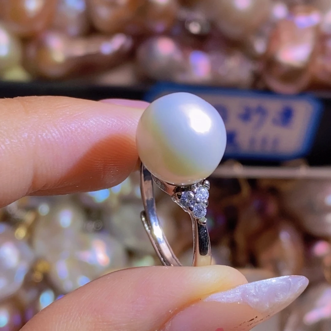 合金淡水珍珠天然珍珠无染色，无优化