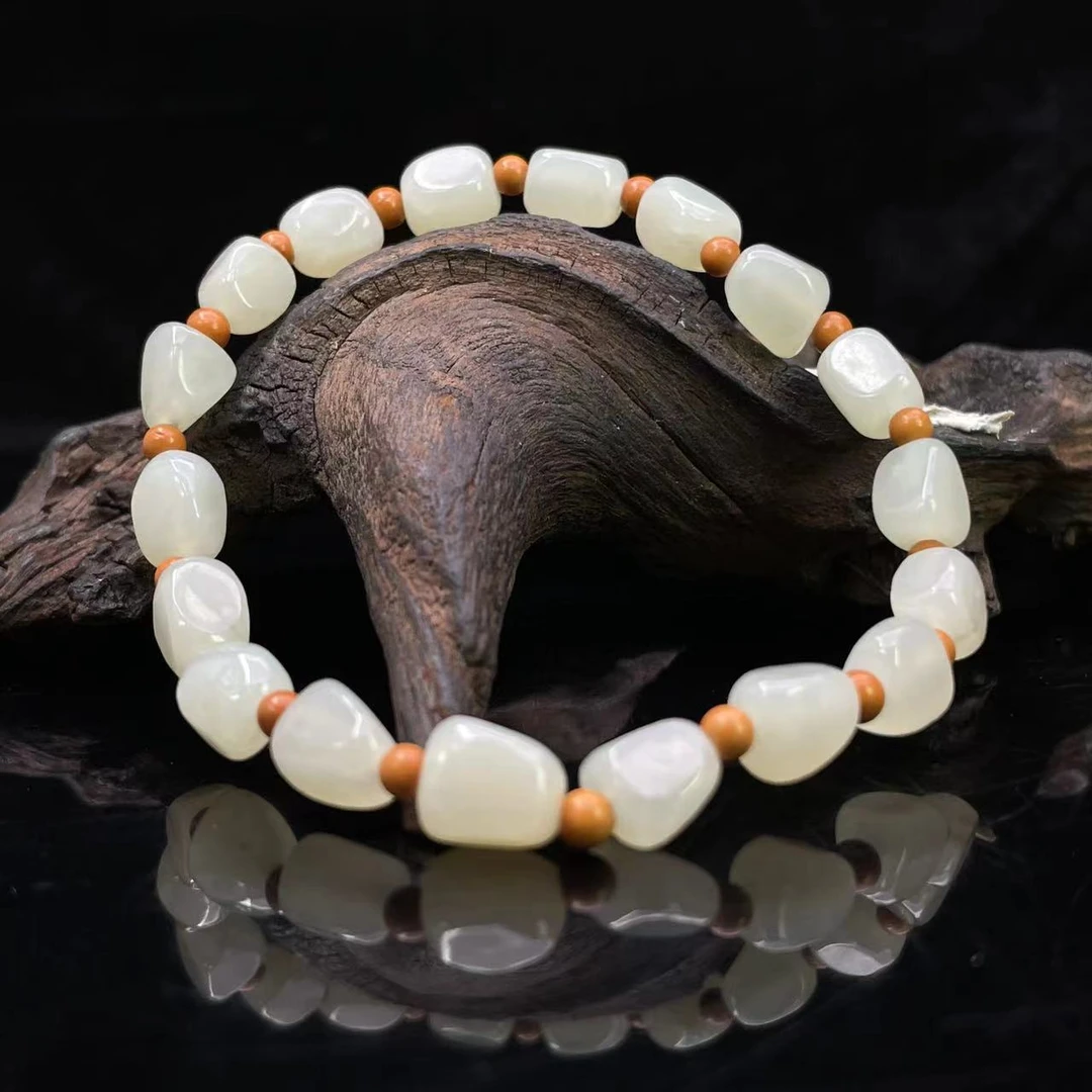 A816 和田玉手串 QQ619336