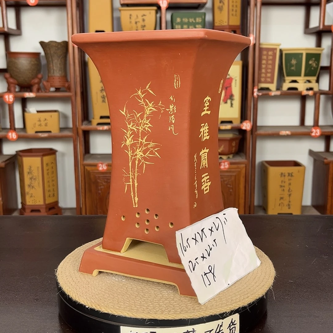 紫砂花盆紫砂花盆