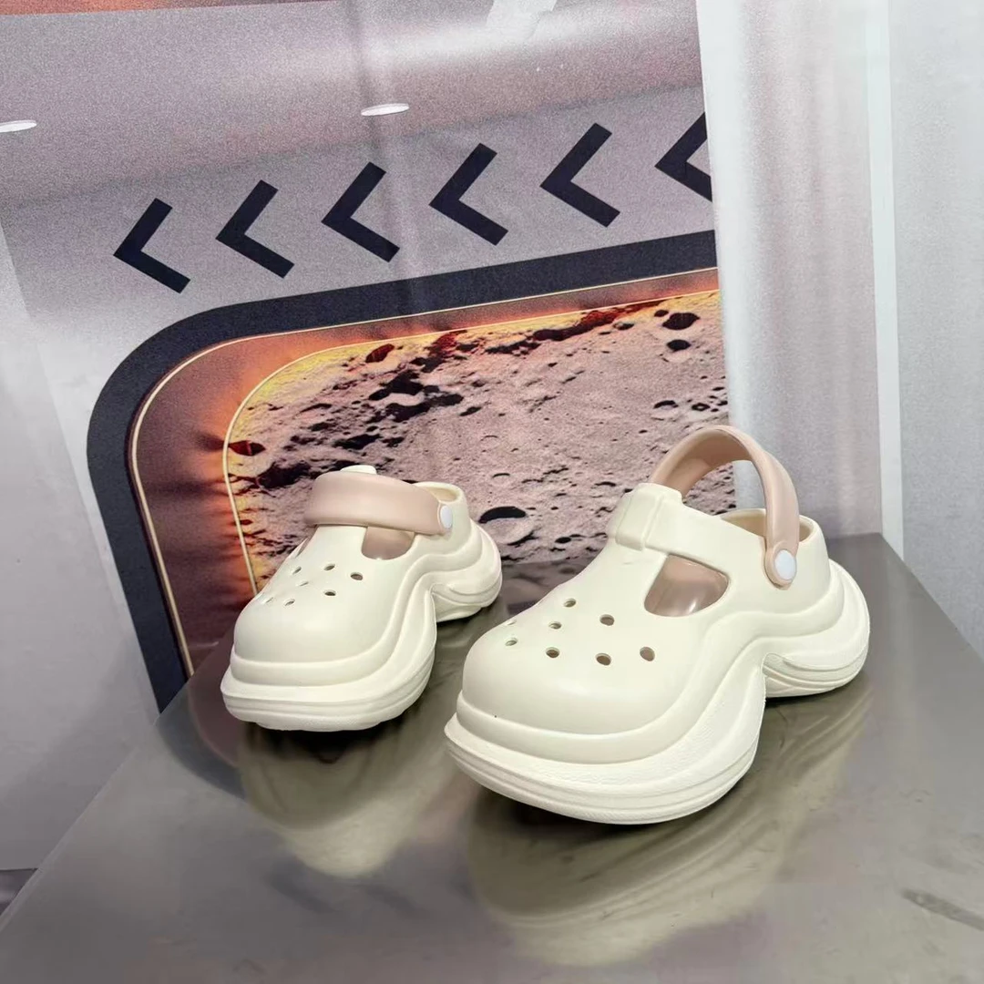 （不带鞋盒）1369769洞洞夏款上新2025夏季新品时尚百搭小香风女鞋