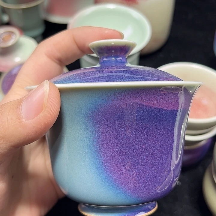 海***戨摆件陶钧窑茶器钧窑茶器