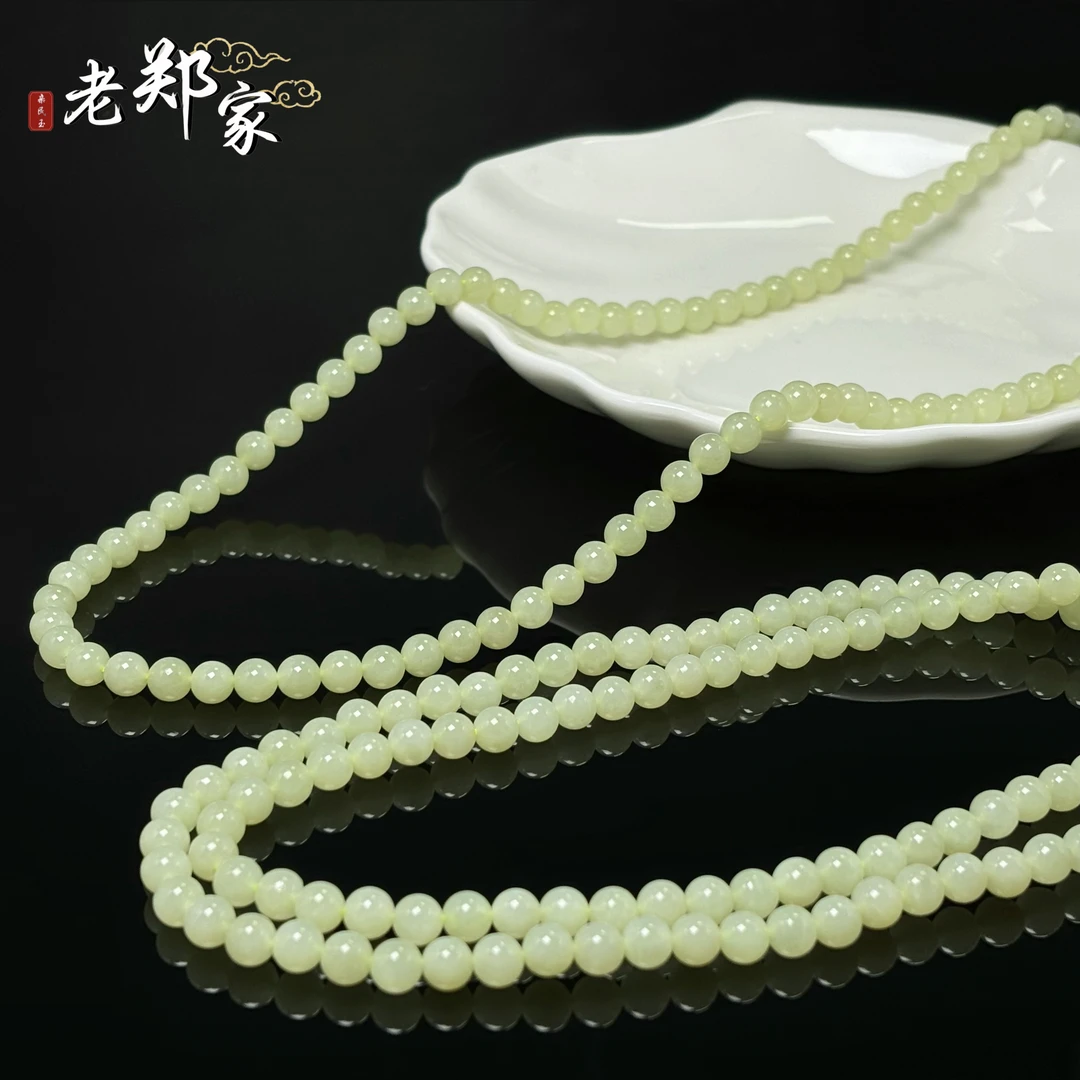 【老郑家】和田玉项链 935 (多样性发1件) 约6mm