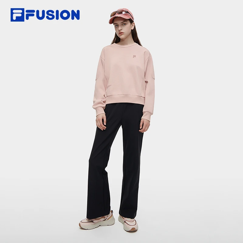 FUSION斐乐潮流时尚宽松运动休闲优质梭织长裤T11W341801
