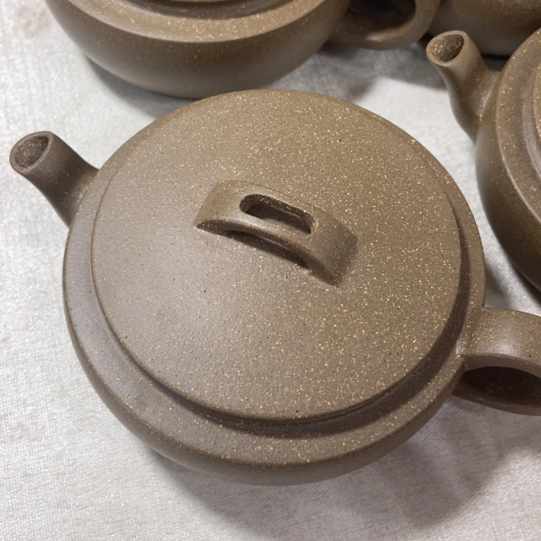 紫砂茶壶汉瓦青段160cc