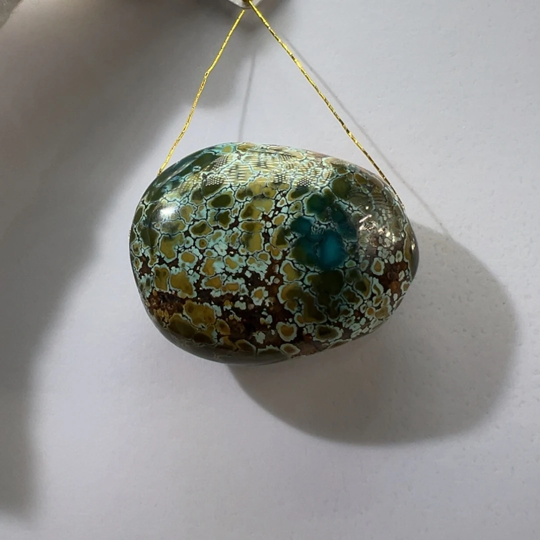 绿松石未镶嵌挂件