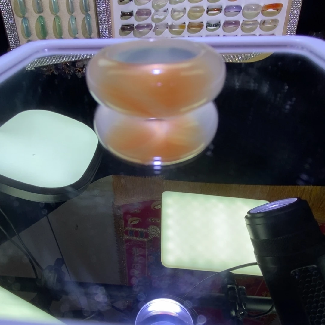 玛瑙/玉髓未镶嵌戒指港码12，内径16.2圈口