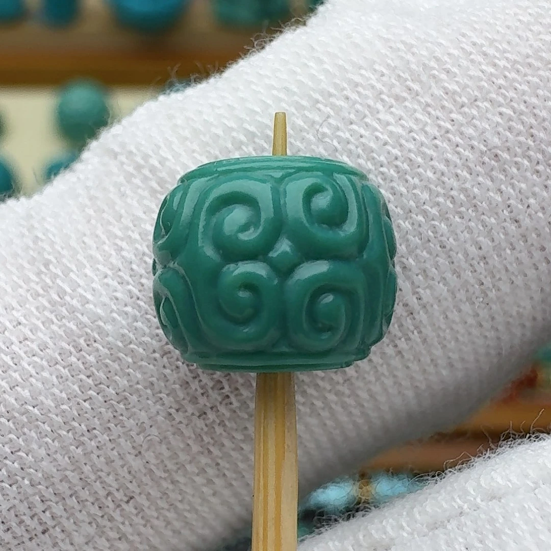 绿松石未镶嵌回纹9.4