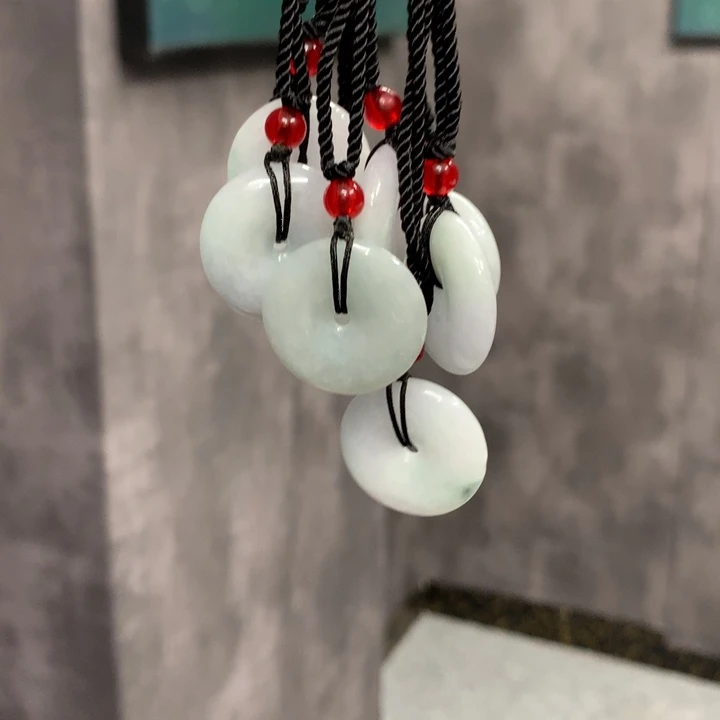 翡翠未镶嵌手镯挂件