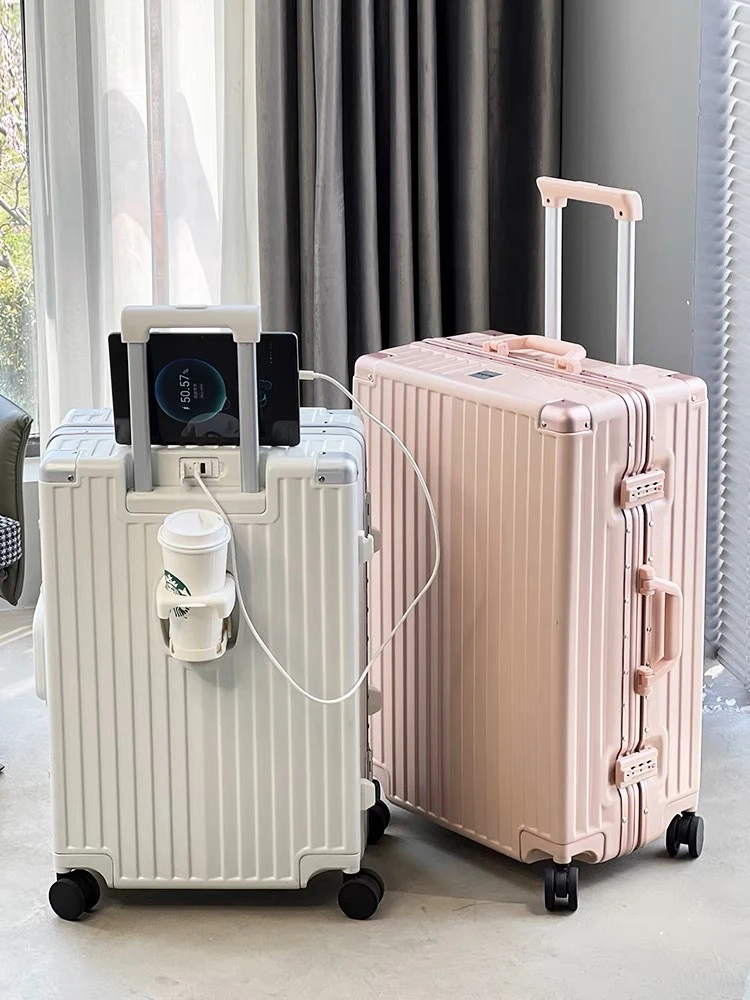 2025新款浙江嘉兴平湖22小型轻便登机20寸拉杆铝框抗摔28行李箱24
