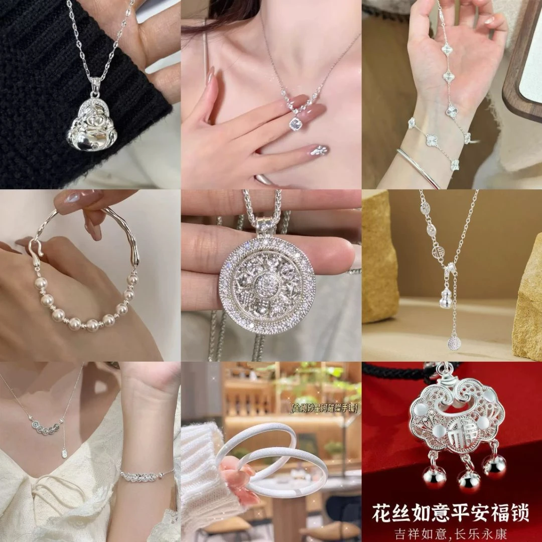 【礼盒发货】新款百搭礼盒配饰满天星高档手工网红可爱ins女士精美