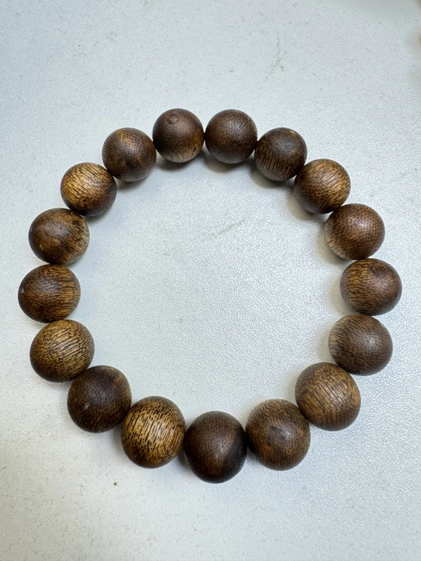 C6-A1奇楠沉香沉水浮圆珠1.2单圈15克多样性发一