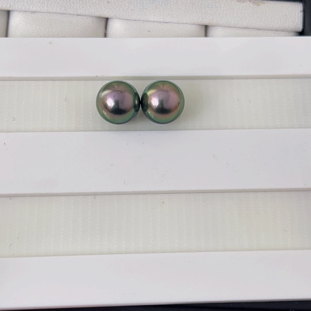 未镶嵌海水珍珠裸珠大溪地裸珠9-10mm可定制爱