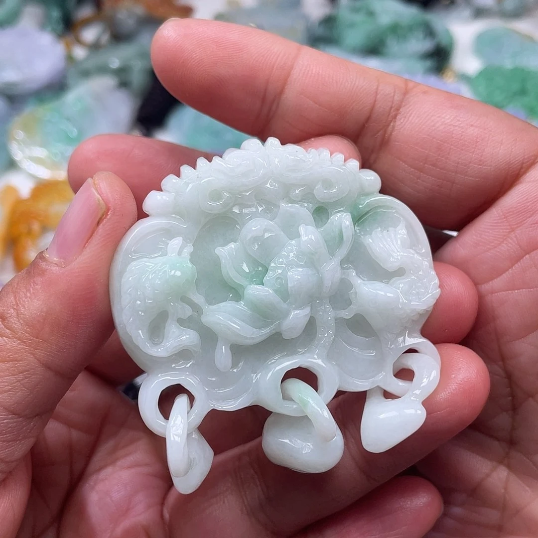 颈饰未镶嵌翡翠翡玉缘翡翠