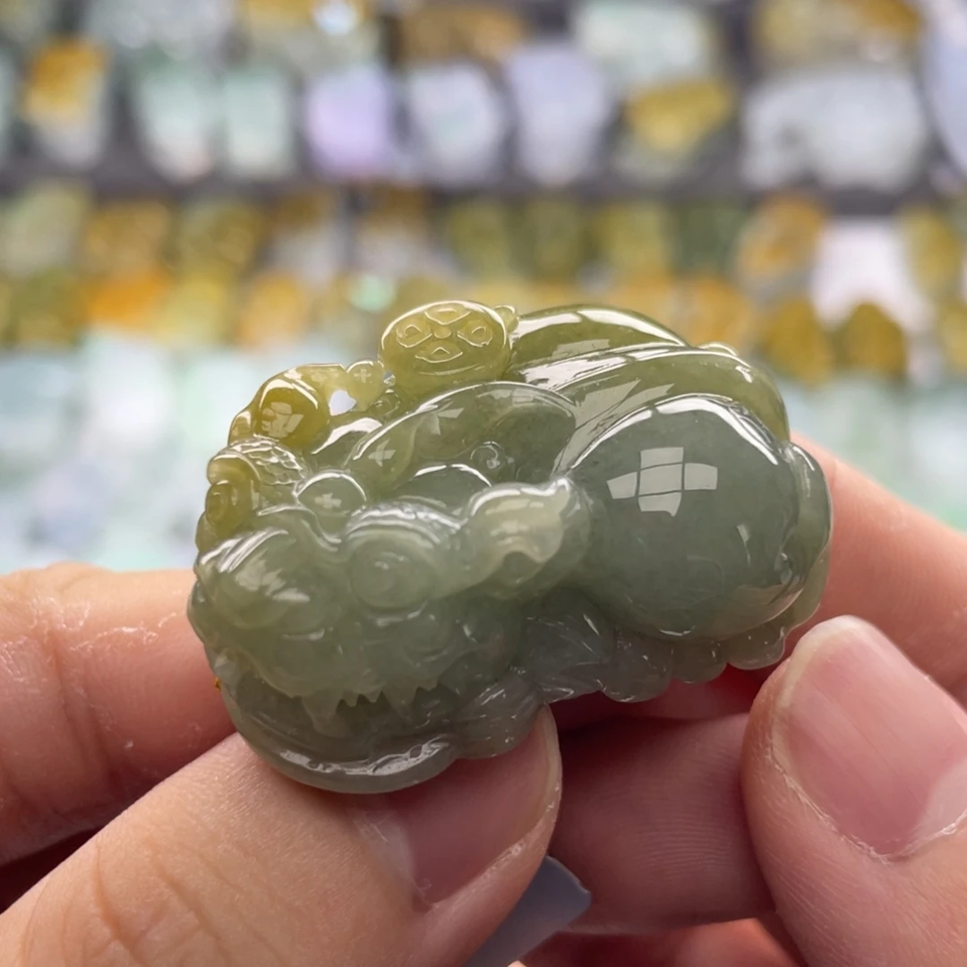 兜***兜颈饰未镶嵌翡翠貔貅1