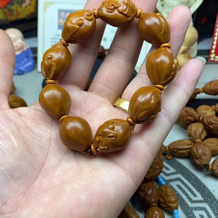 橄榄核手串/手链橄榄核雕刻强