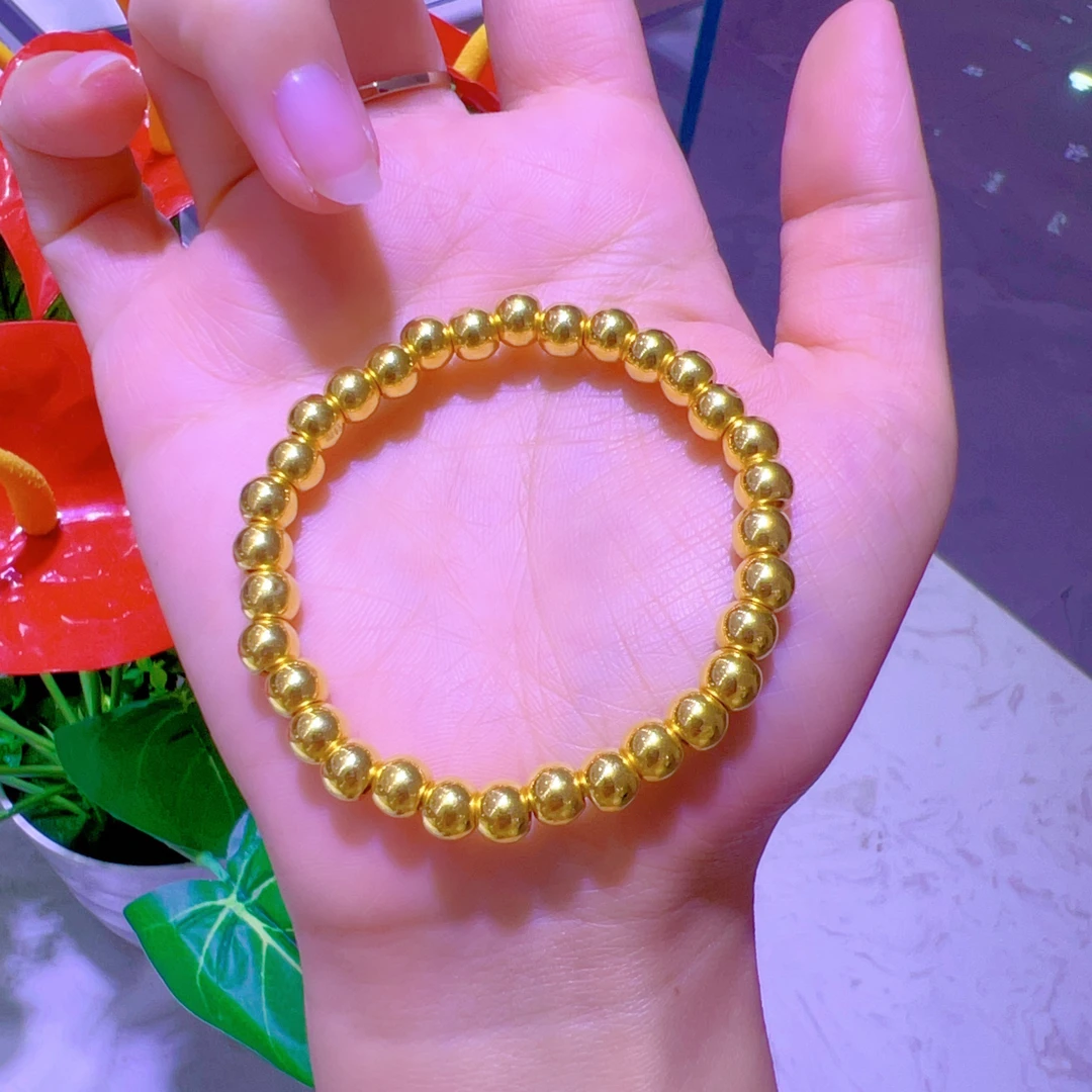 【伊一专属】足金999双十二特惠 卡6光珠32颗手串 多退少补