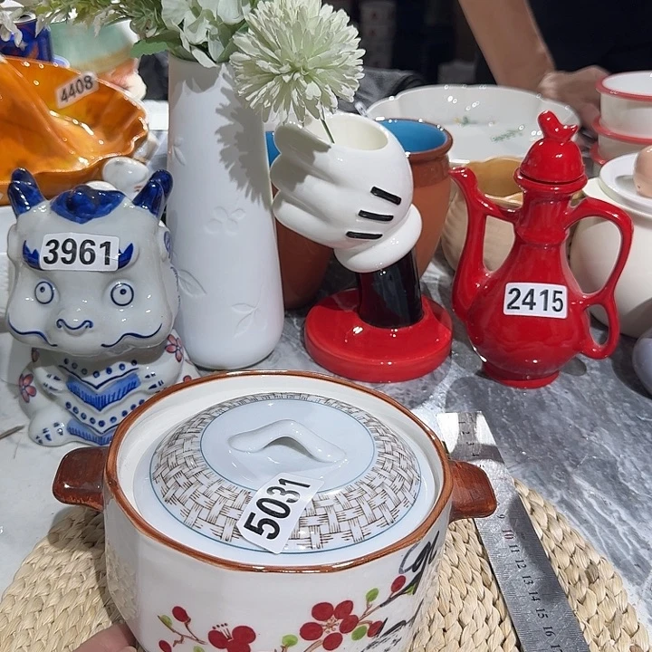 瓷片微瑕陶瓷介意慎拍5031
