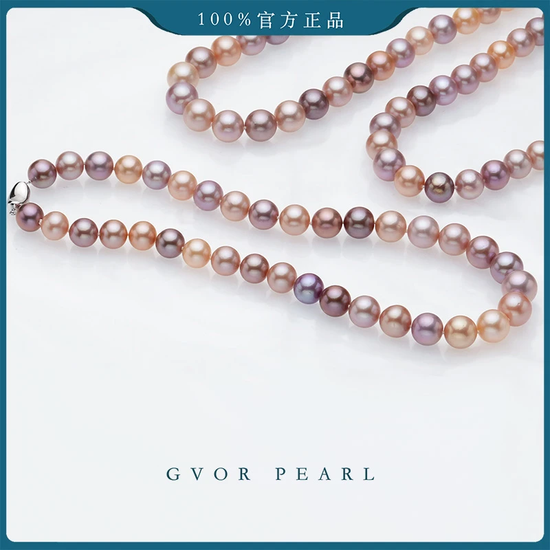 【多样性发一】糖果色珍珠项链 10.5-13mm A1702