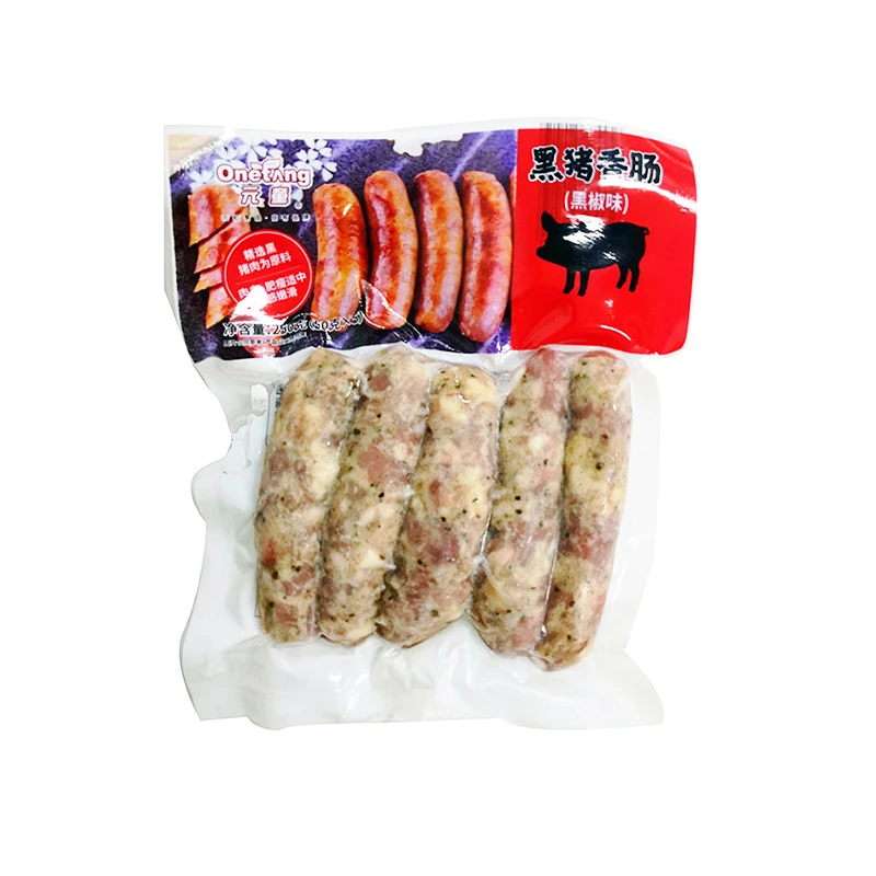 元童黑猪香肠（黑椒）250g
