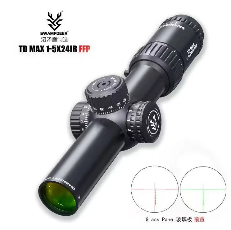 沼泽鹿新款TDMAX1-5X24IR单筒玩具前置玻璃板抗震可调望远镜