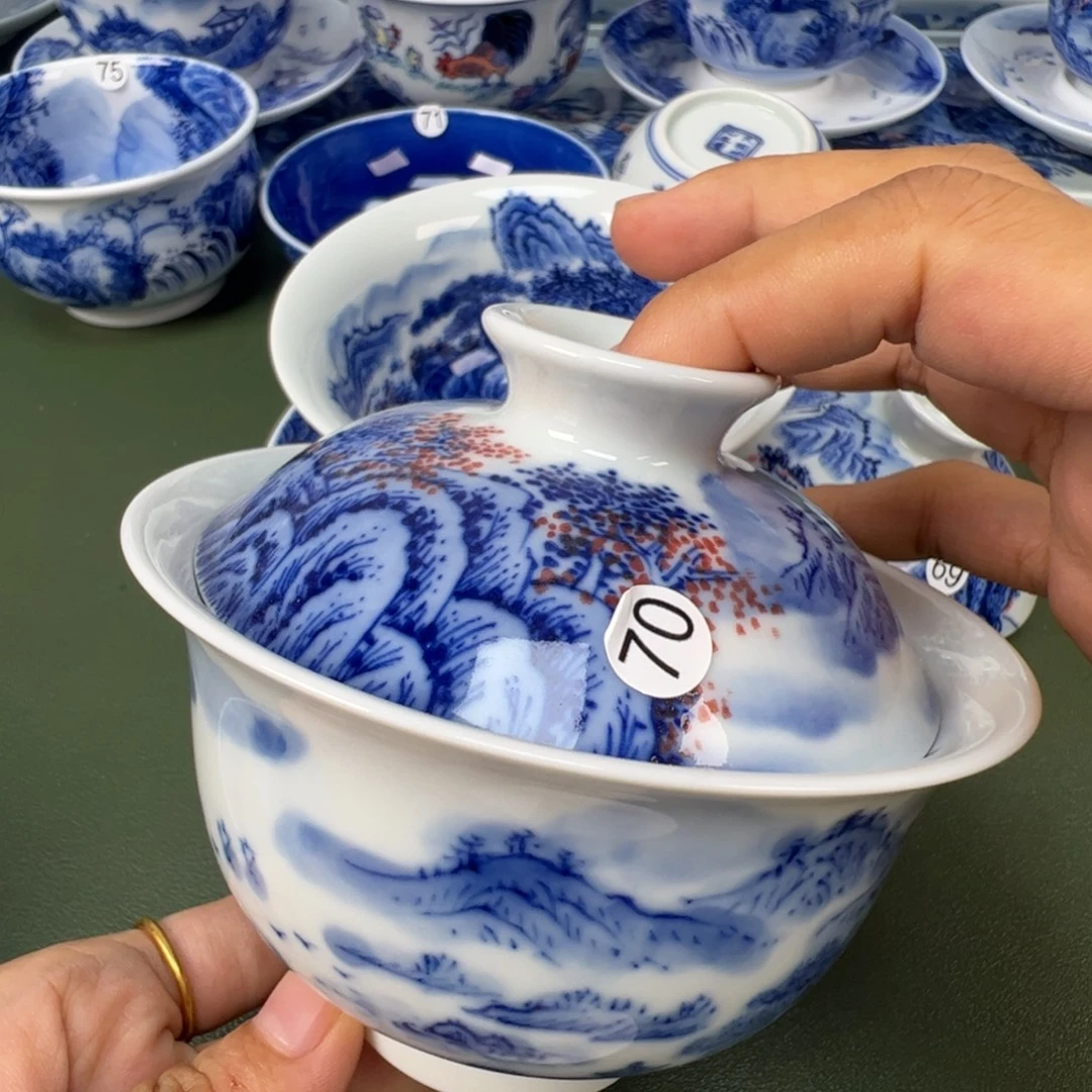 木木景德镇纯手工纯手绘茶具70