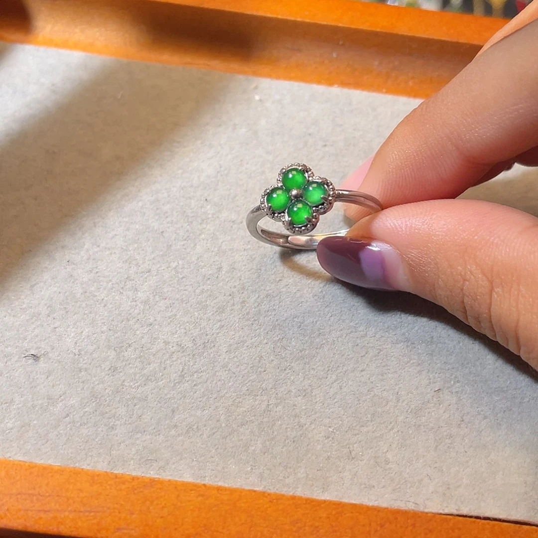 翡翠银S925镶嵌颈饰