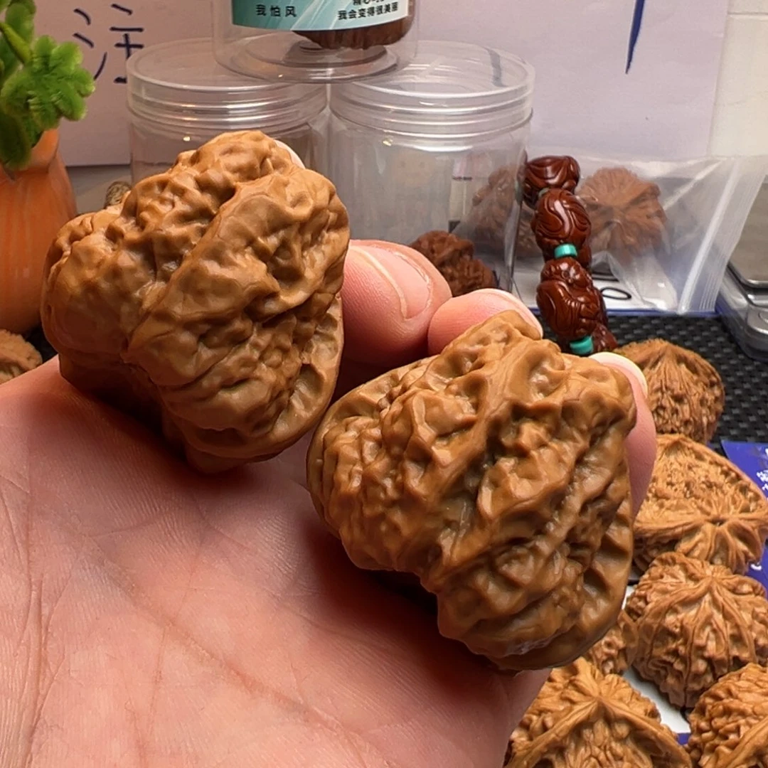 文玩核桃把件S***森三角蛙