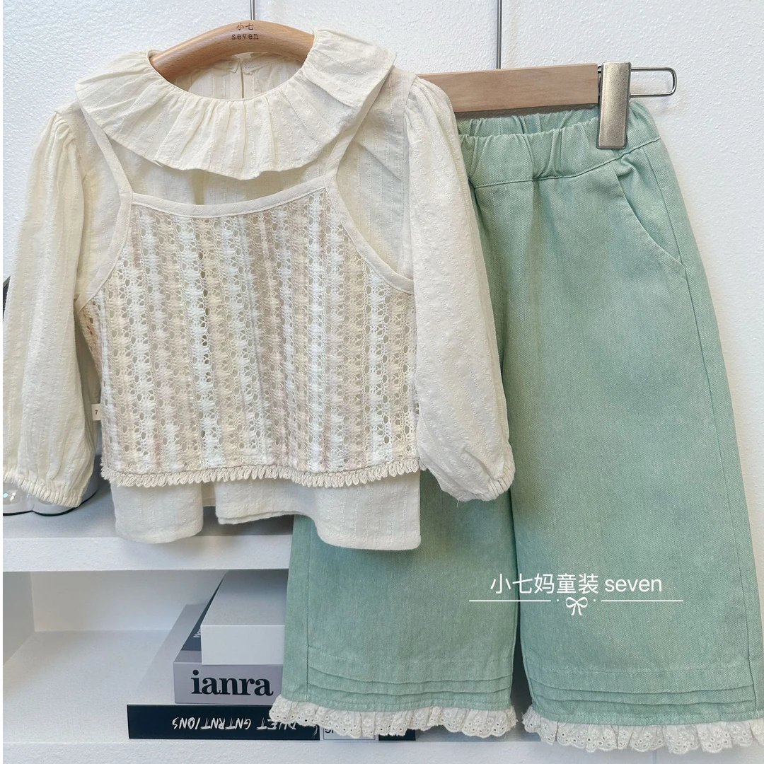 女童毛衣两件套儿童春秋长袖运动洋气女宝ol秋季儿童春秋长袖运动