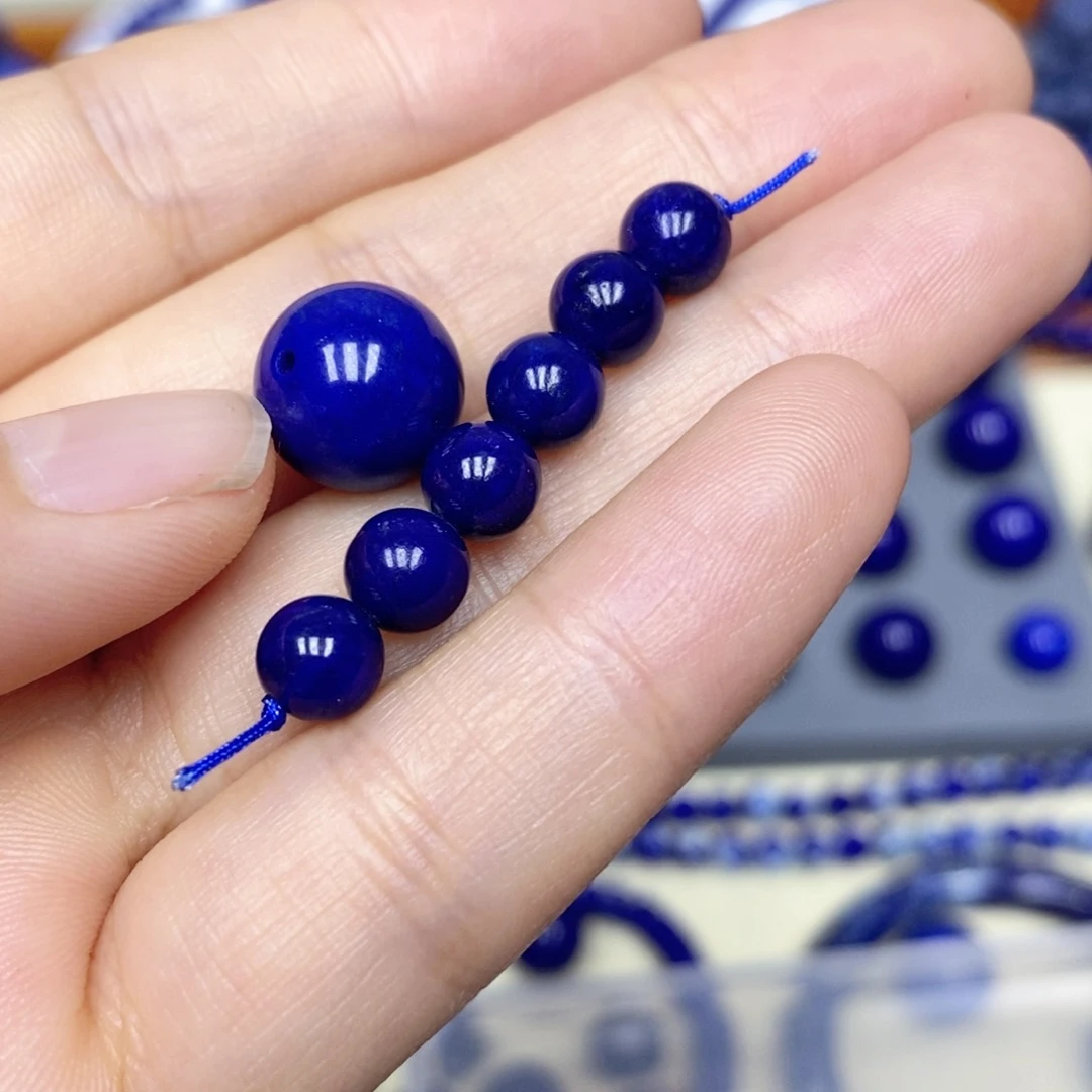 不***对青金石未镶嵌颈饰