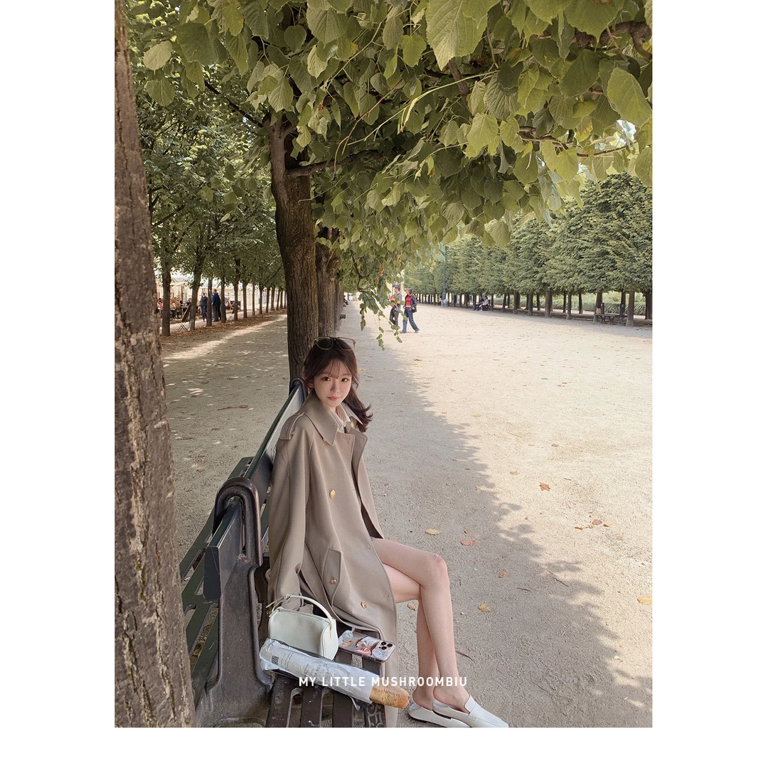 秋の旋律 马尔法米灰/ 经典永恒系英伦风衣