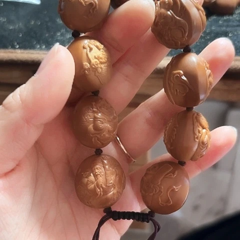 天***部橄榄核手串/手链八仙