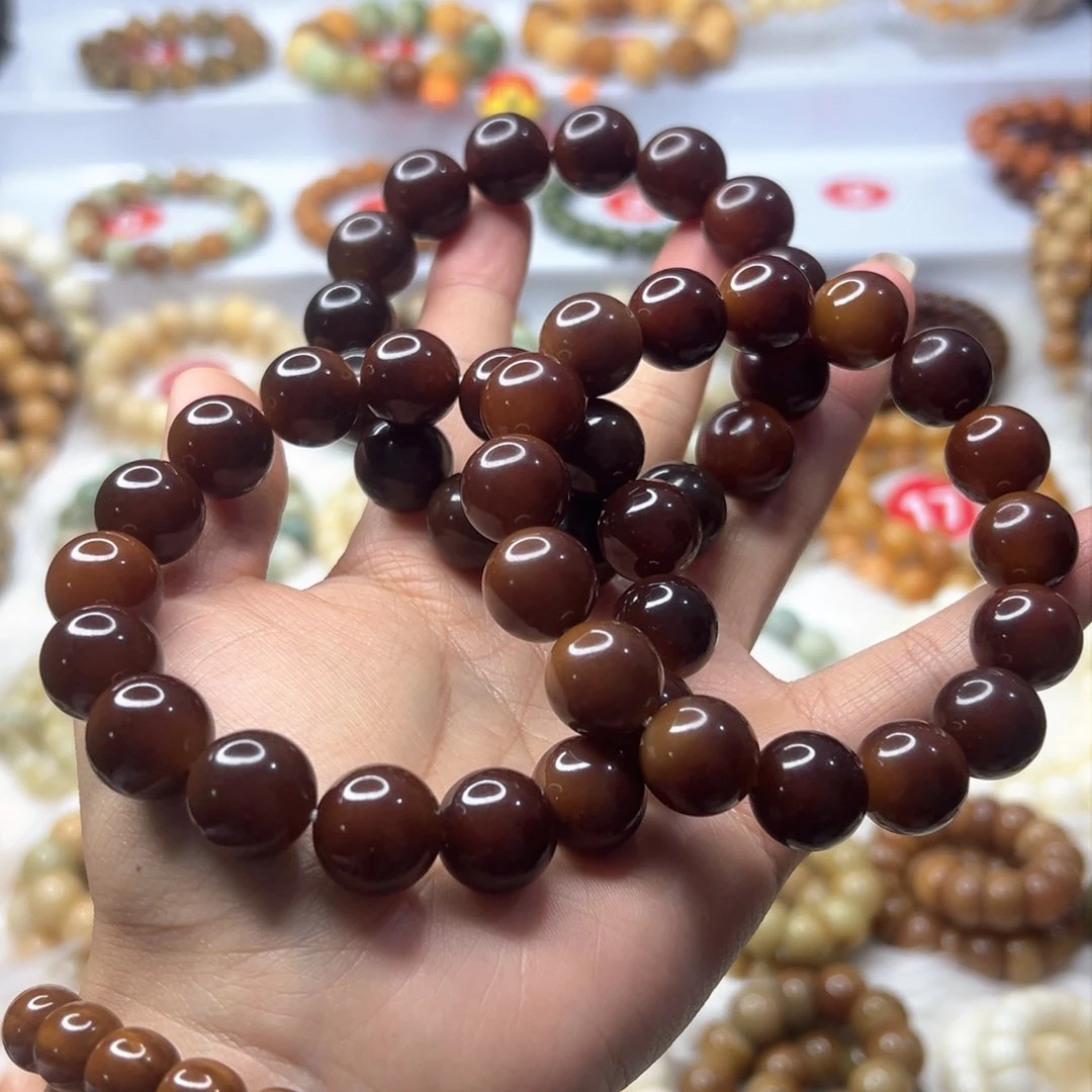 菩提根/象牙果手串努*萨栗子飘花