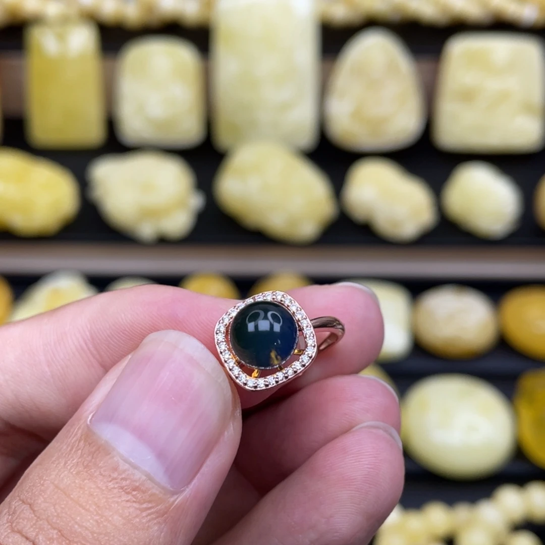 裸石琥珀未镶嵌琥珀蜜蜡