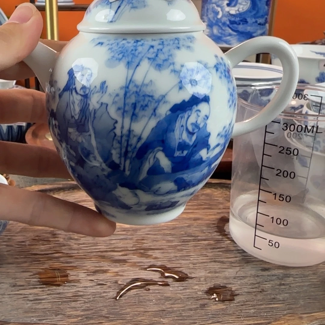 瓷片景德镇手绘青花茶器479
