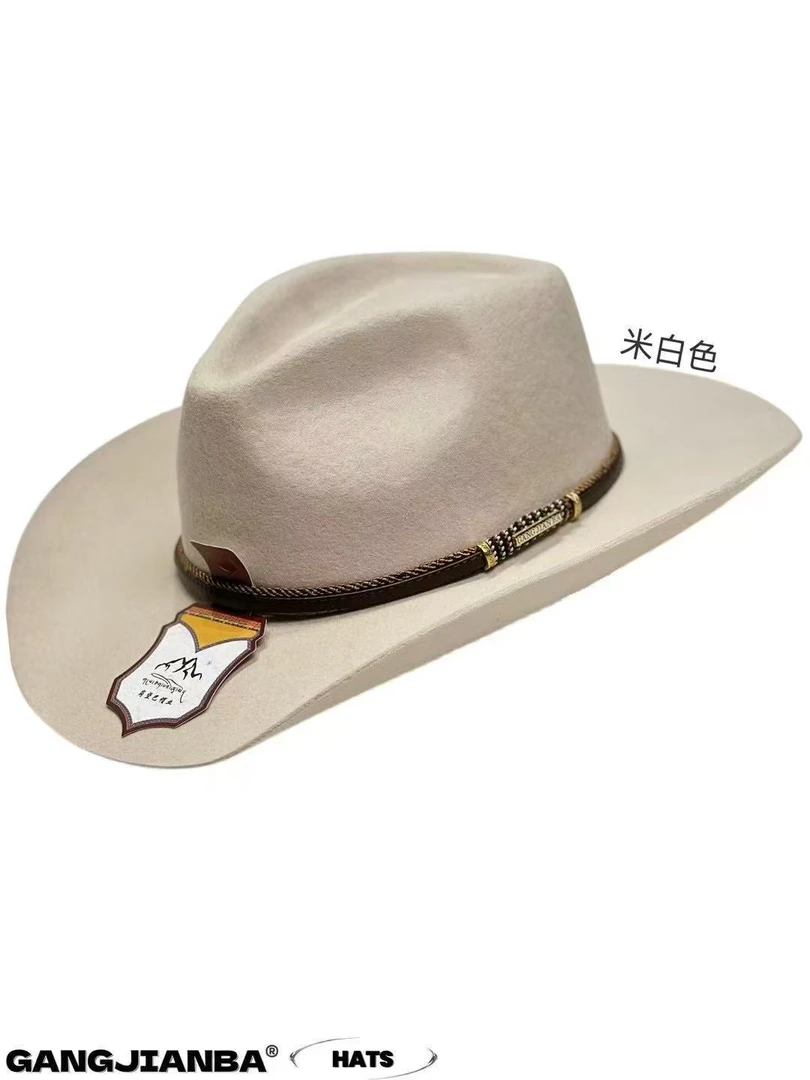 藏式小版型西部牛仔帽轻便