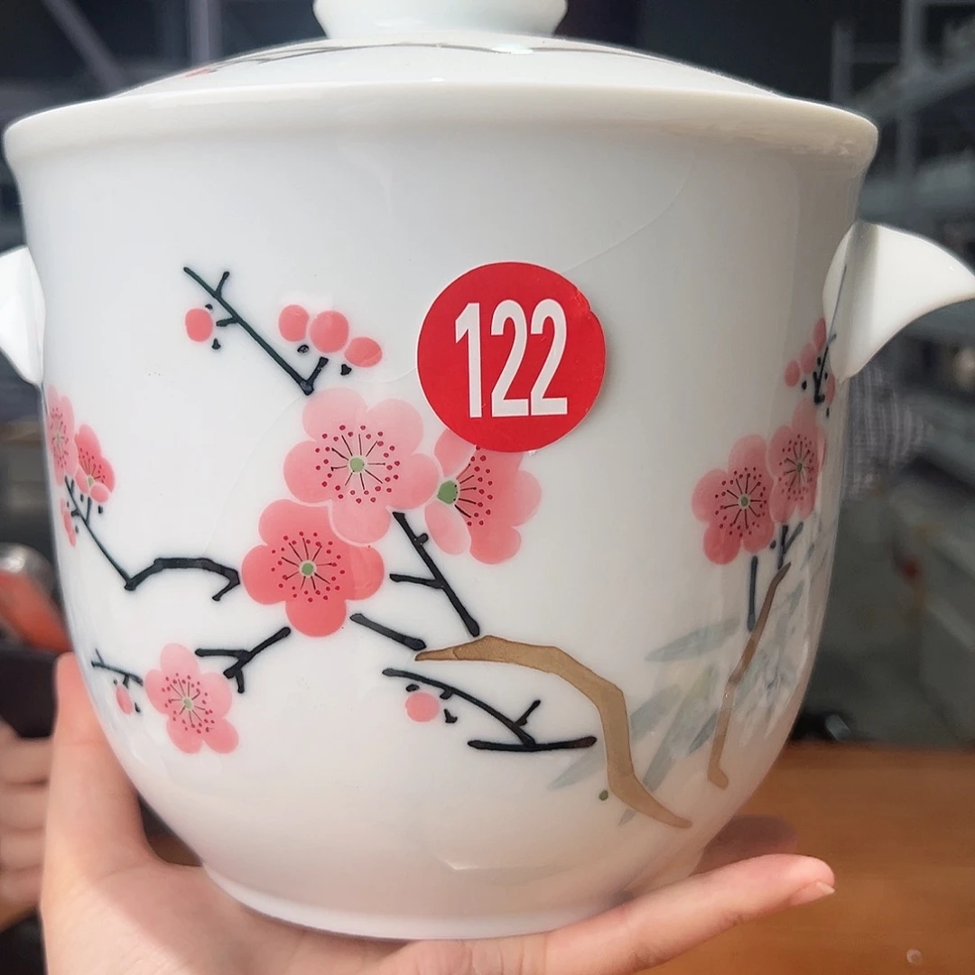 滑石子 红梅饭鼓，微瑕变形
