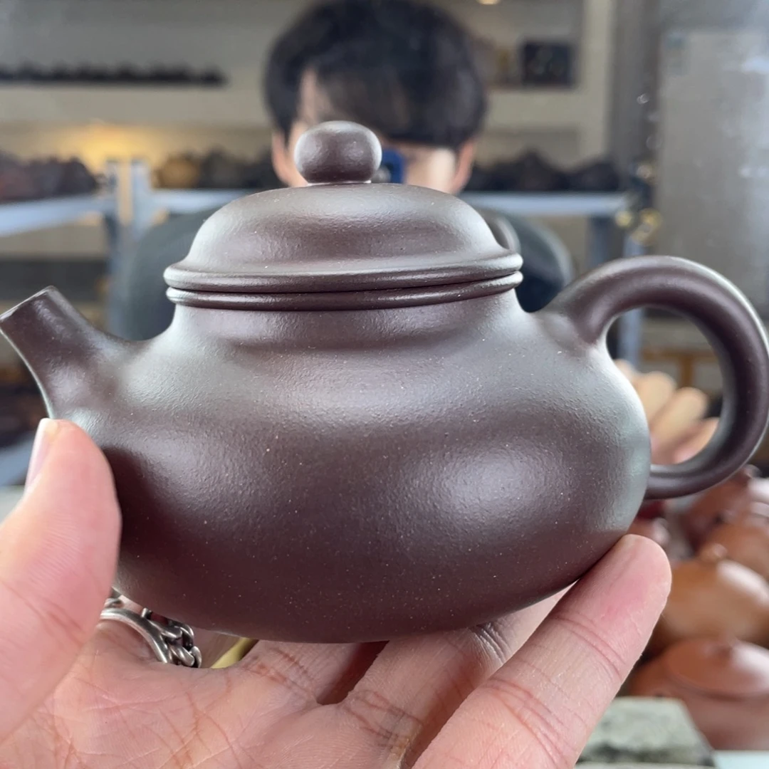 茶壶紫砂260cc大水潭底槽清茶壶