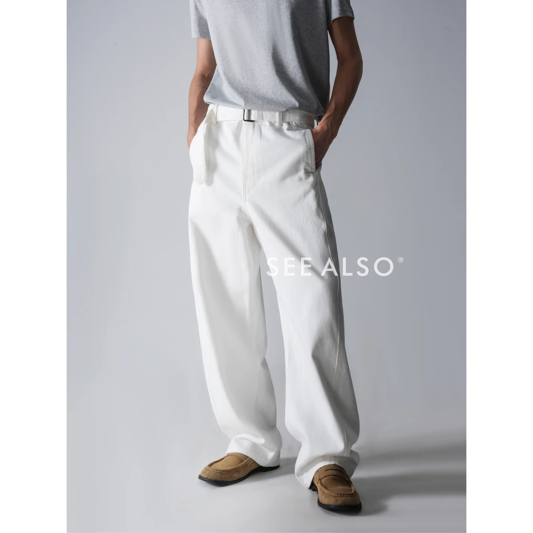 SEE ALSO 『25！老妹』阿苏特染老妹弯刀裤飘带斜缝直筒男牛仔裤