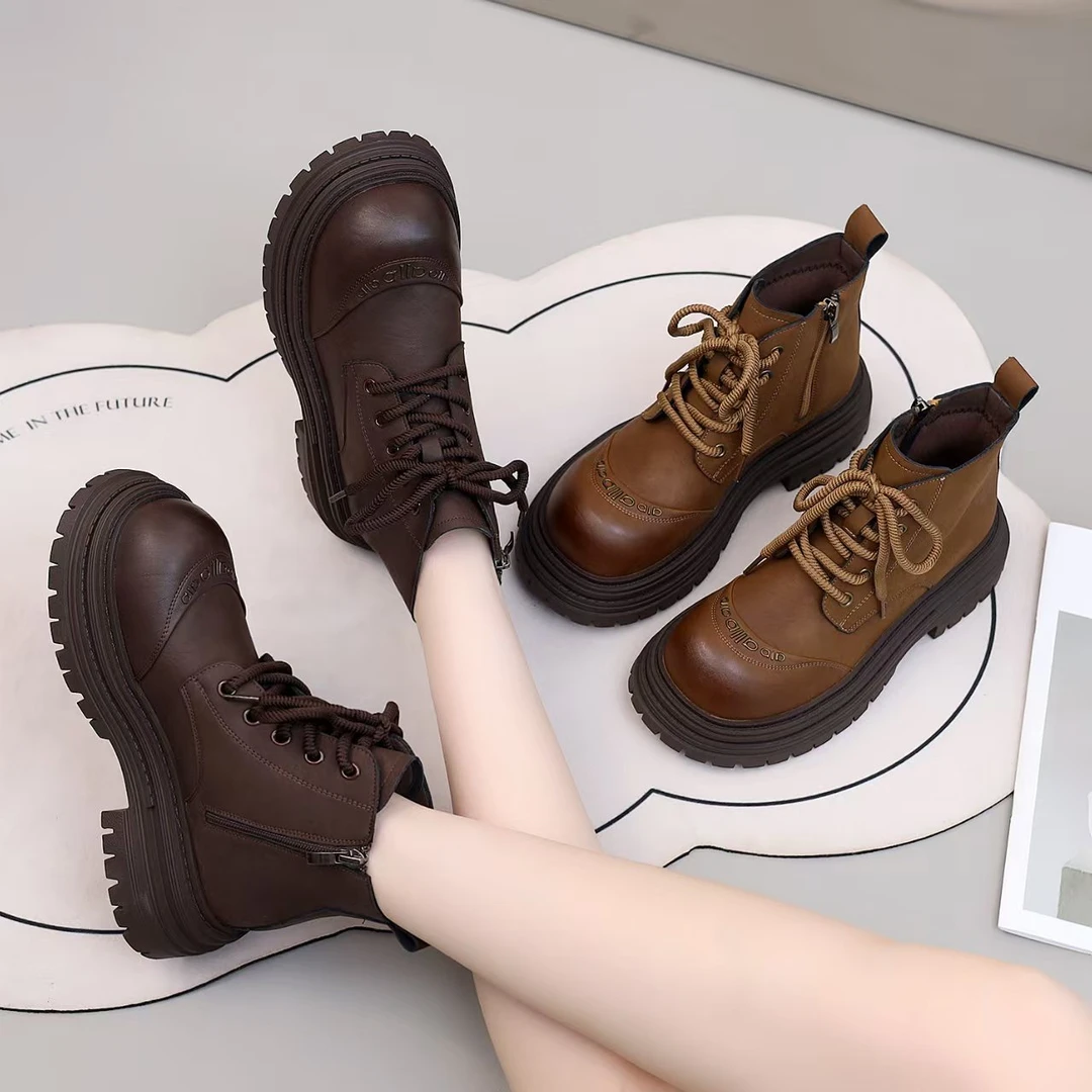 6602韩版厚底马丁靴