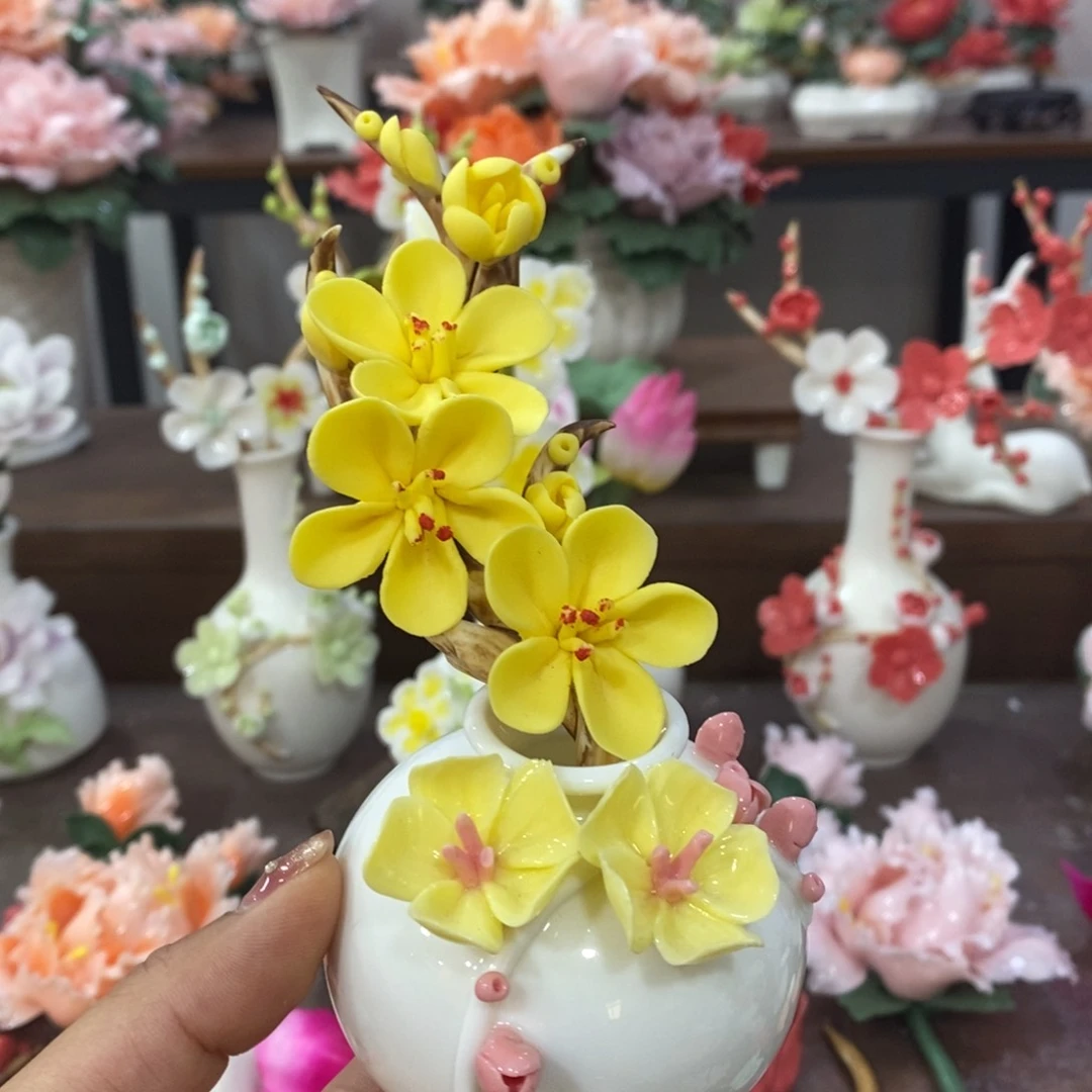 瓷片陶瓷工艺品摆件